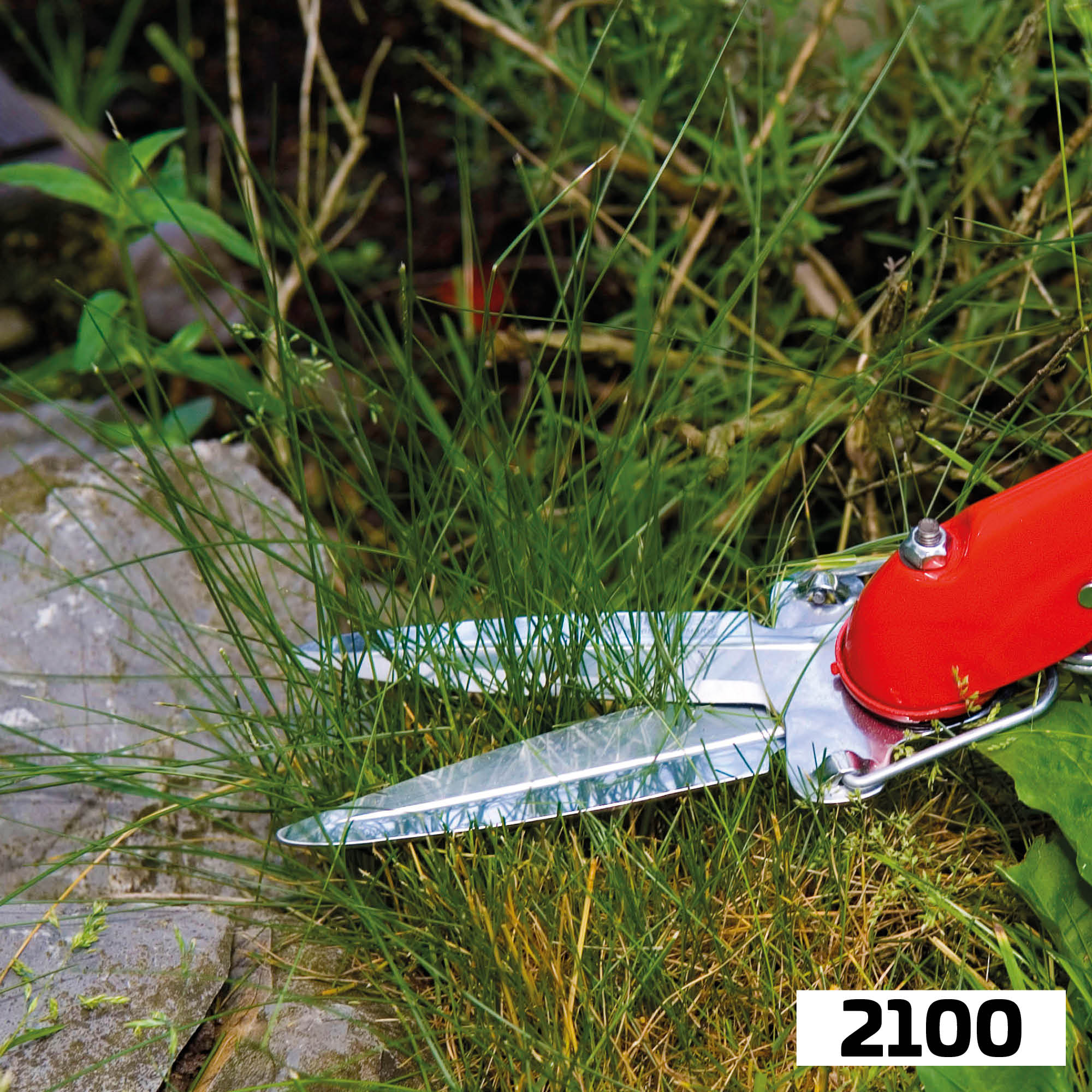 Rasenkantenschere 2100 | Korrosionsgeschütz | Grasschere mit selbstschärfenden Klingen - Julius Berger GmbH & Co. KG