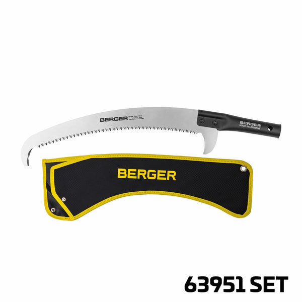 Berger ArboRapid Set 63951 | Bestehend aus Berger AbroRapid Aufsatzsäge 63952 + Sägeköcher Basic 5129