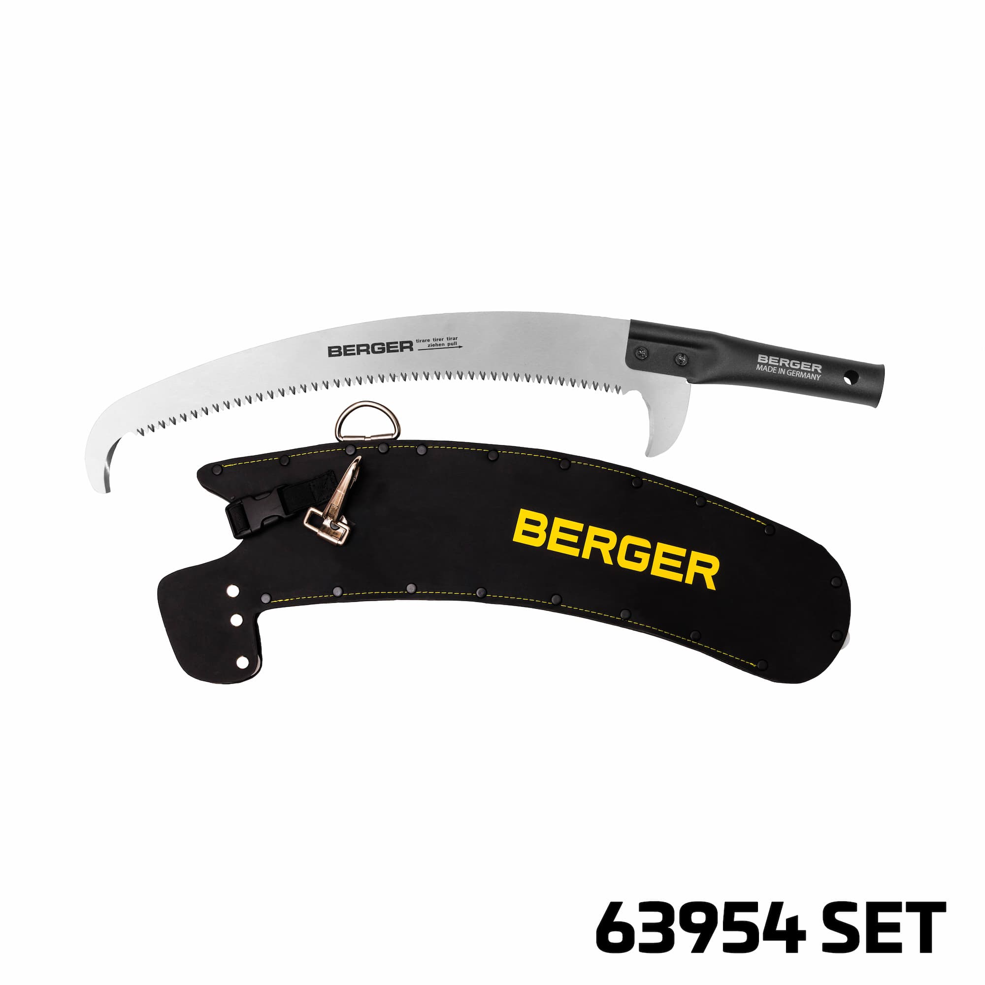 Lot ArboRapid BERGER 63954 | Scie pour perche ArboRapid 63952 et étui pour scie Confort 5130