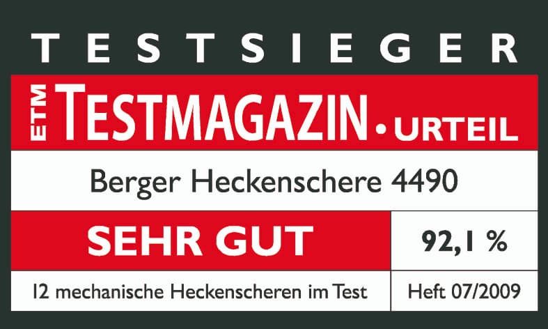 Heckenschere 4490 | Komfort 60 cm | Gerade Klingen & Anschlagdämpfer