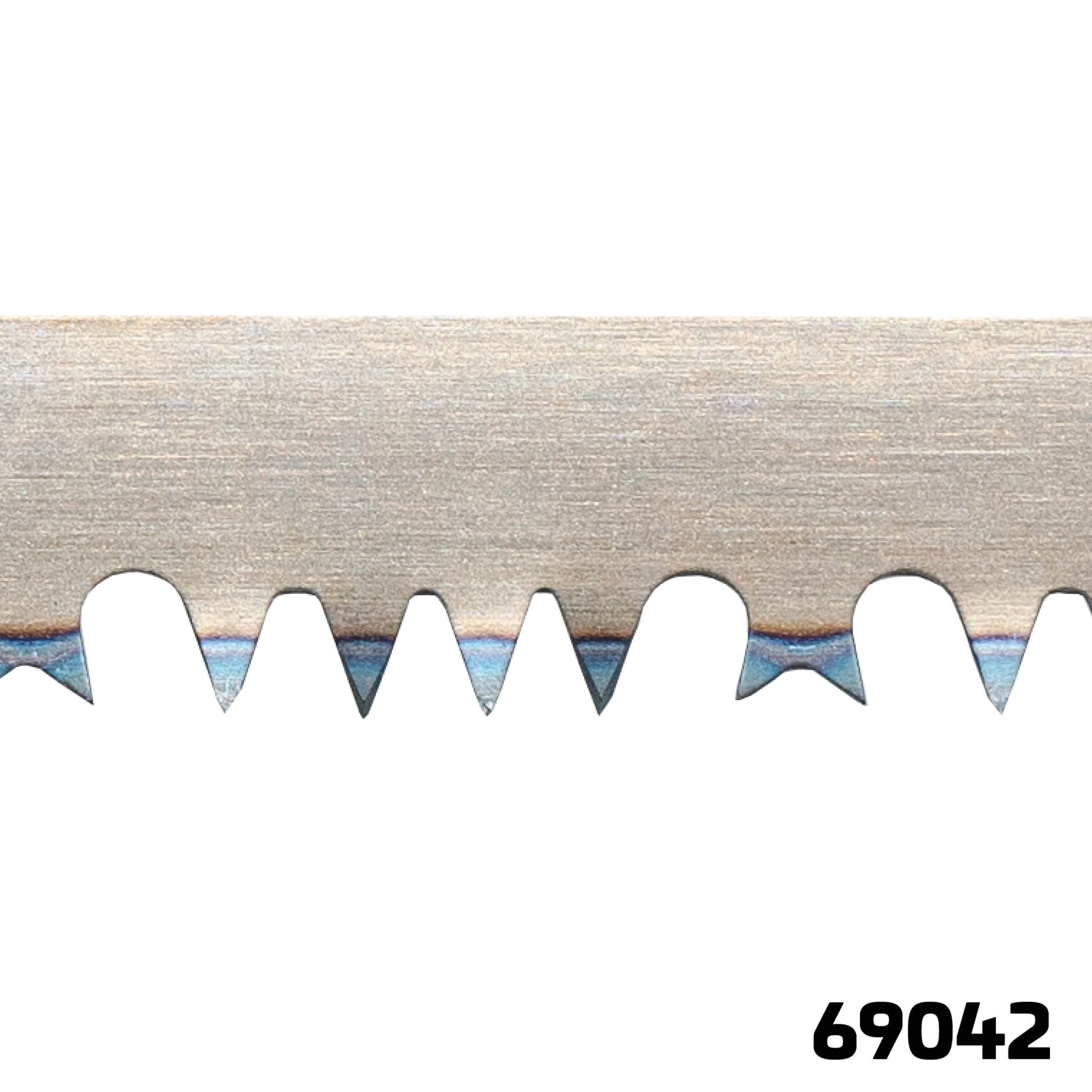 Scie à bûches BERGER 69042 | Manche en bois de hêtre | Lame de scie pivotante avec denture grossière pour bois tendres 