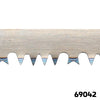 Scie à bûches BERGER 69042 | Manche en bois de hêtre | Lame de scie pivotante avec denture grossière pour bois tendres 