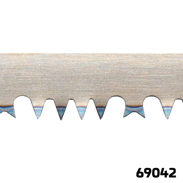 Scie à bûches BERGER 69042 | Manche en bois de hêtre | Lame de scie pivotante avec denture grossière pour bois tendres 