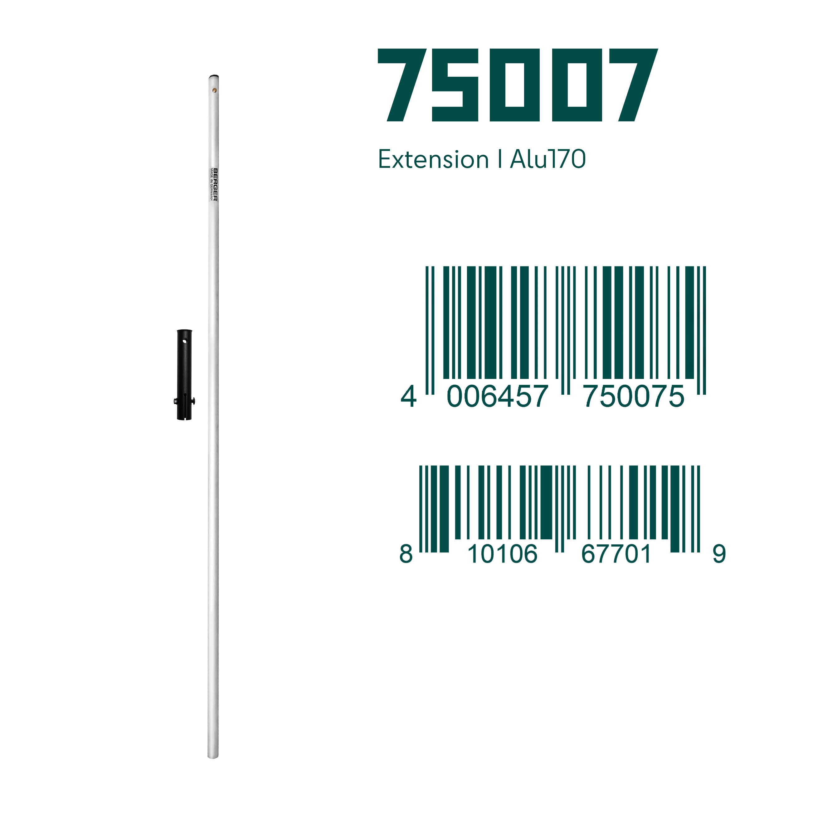 ArboRapid Verlängerungsaufsatz 75007| Für alle BERGER Teleskopstangen - Julius Berger GmbH & Co. KG