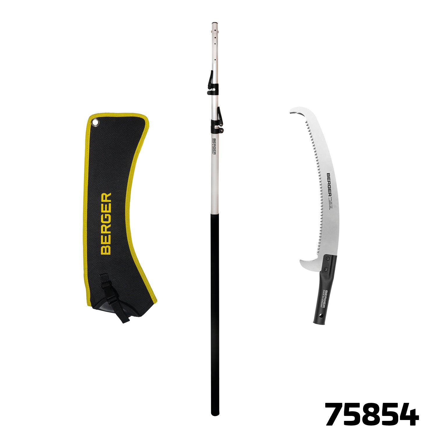 Berger Set 75854 | Consisting of telescopic pole 75800 & attachment saw 63952 & saw bag Basic 5129