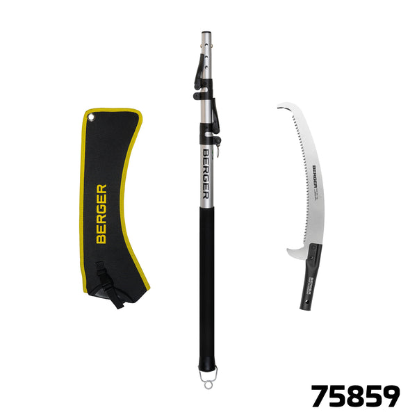 Berger Set 75859 | Bestehend aus Teleskopstange 75850 & Aufsatzsäge 63952 & Sägenköcher 5129 - Julius Berger GmbH & Co. KG