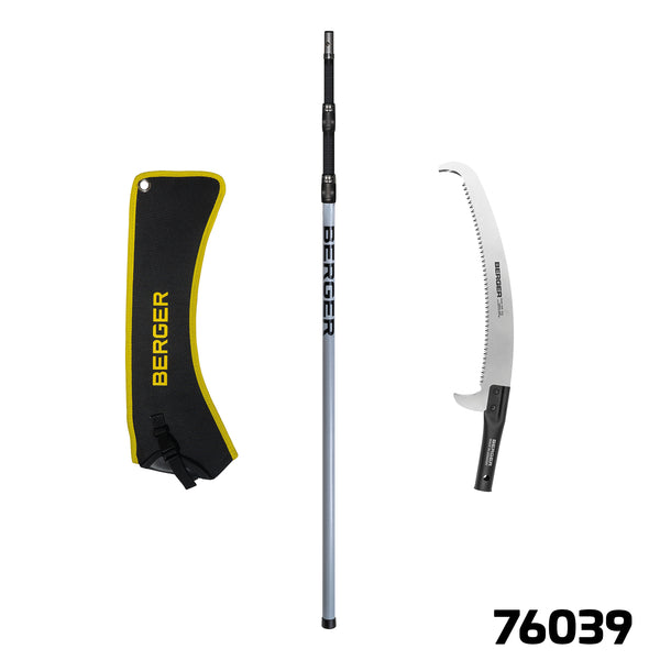 Berger Set 76039 | Bestehend aus Teleskopstange 76003 & Aufsatzsäge 63952 & Sägenköcher 5129 - Julius Berger GmbH & Co. KG