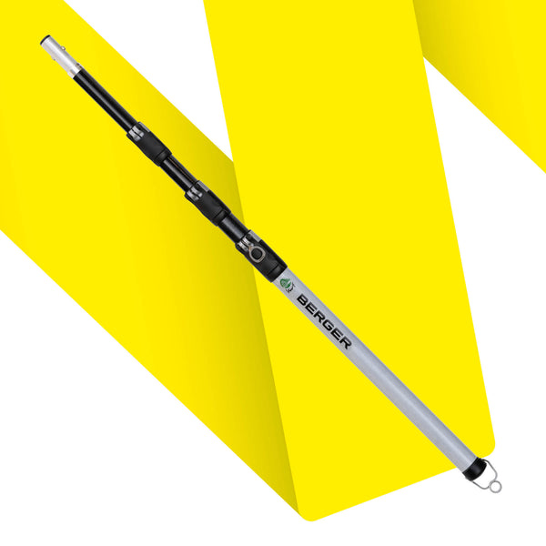 BERGER ArboRapid Kletterstange | 76044 | 4-teilig ausziehbare Teleskopstange, 3 Carbon- und 1 Glasfaserrohr „GFK" | Länge 0,90 - 2,65 m - Julius Berger GmbH & Co. KG