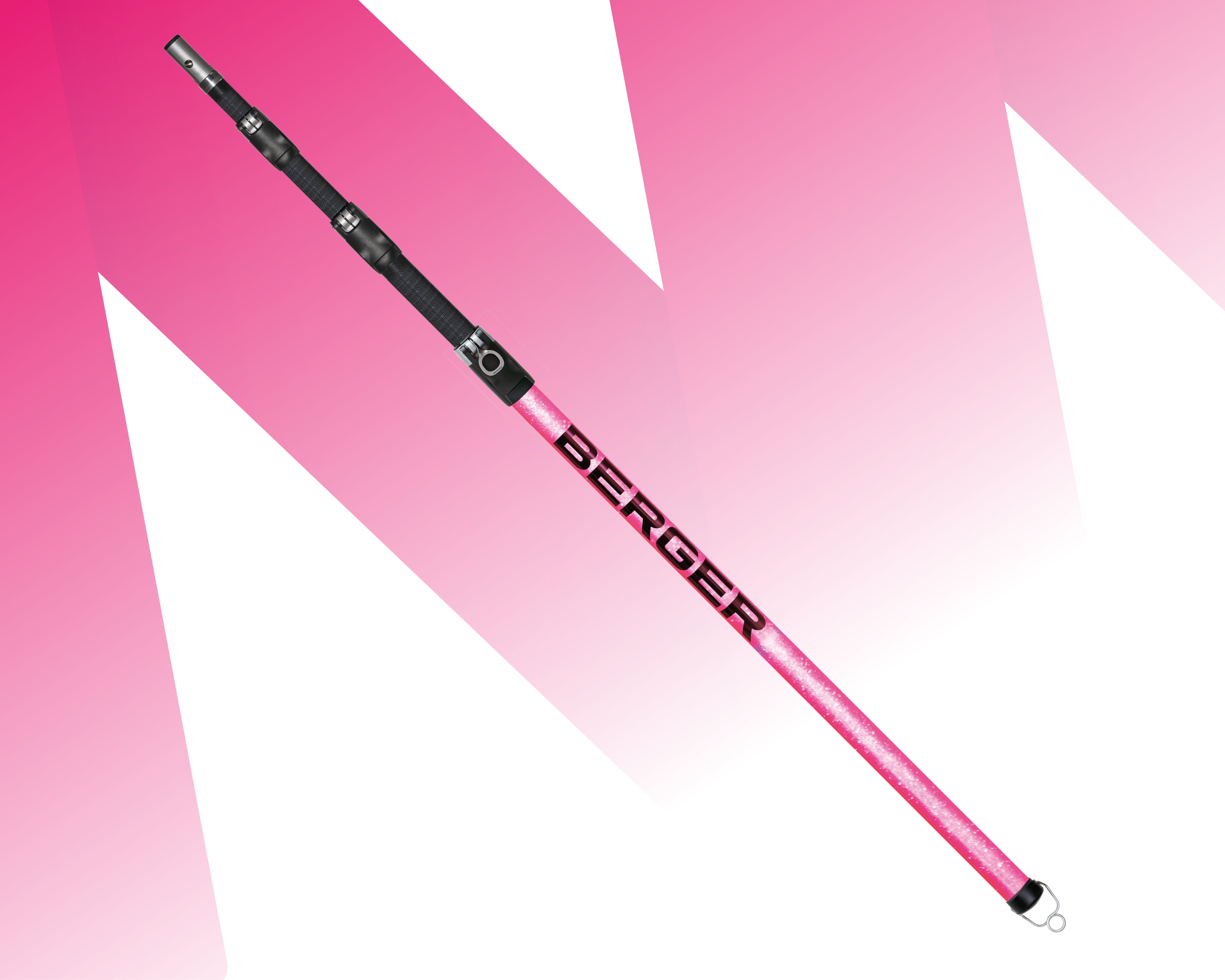 BERGER ArboRapid PINKtober Kletterstange | 76076 | 4-teilige Carbon-Teleskopstange | Länge 1,15–3,65 m | Easy-Click System | PINKtober Special Edition - Julius Berger GmbH & Co. KG