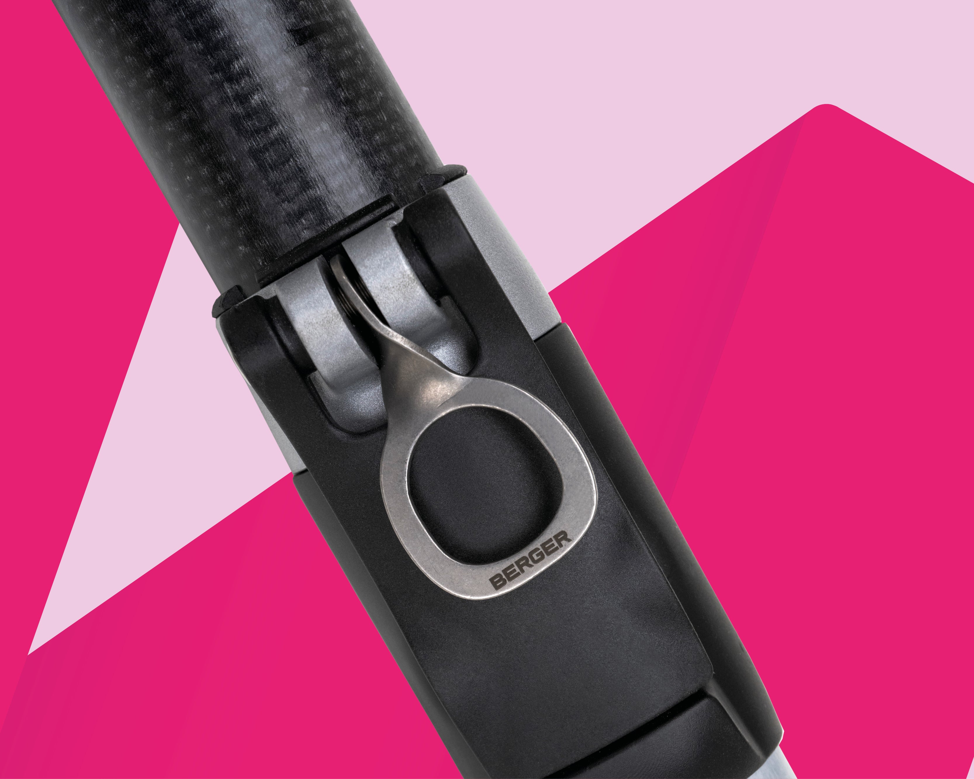 BERGER ArboRapid PINKtober Kletterstange | 76076 | 4-teilige Carbon-Teleskopstange | Länge 1,15–3,65 m | Easy-Click System | PINKtober Special Edition - Julius Berger GmbH & Co. KG
