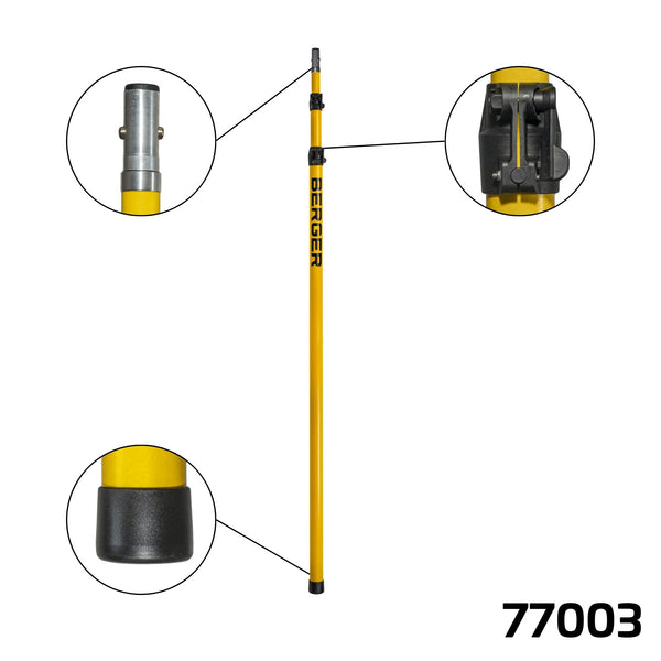 BERGER ArboRapid GFK | 77003 | 3-teilige ausziehbare Teleskopstange aus Glasfaser „GFK“ - Julius Berger GmbH & Co. KG