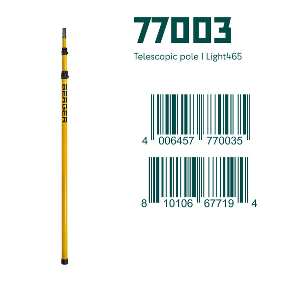BERGER ArboRapid GFK | 77003 | 3-teilige ausziehbare Teleskopstange aus Glasfaser „GFK“ - Julius Berger GmbH & Co. KG