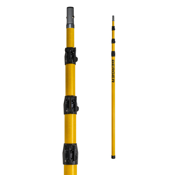 BERGER ArboRapid GFK | 77004 | Gelb | 4-teilige ausziehbare Teleskopstange aus Glasfaser - Julius Berger GmbH & Co. KG