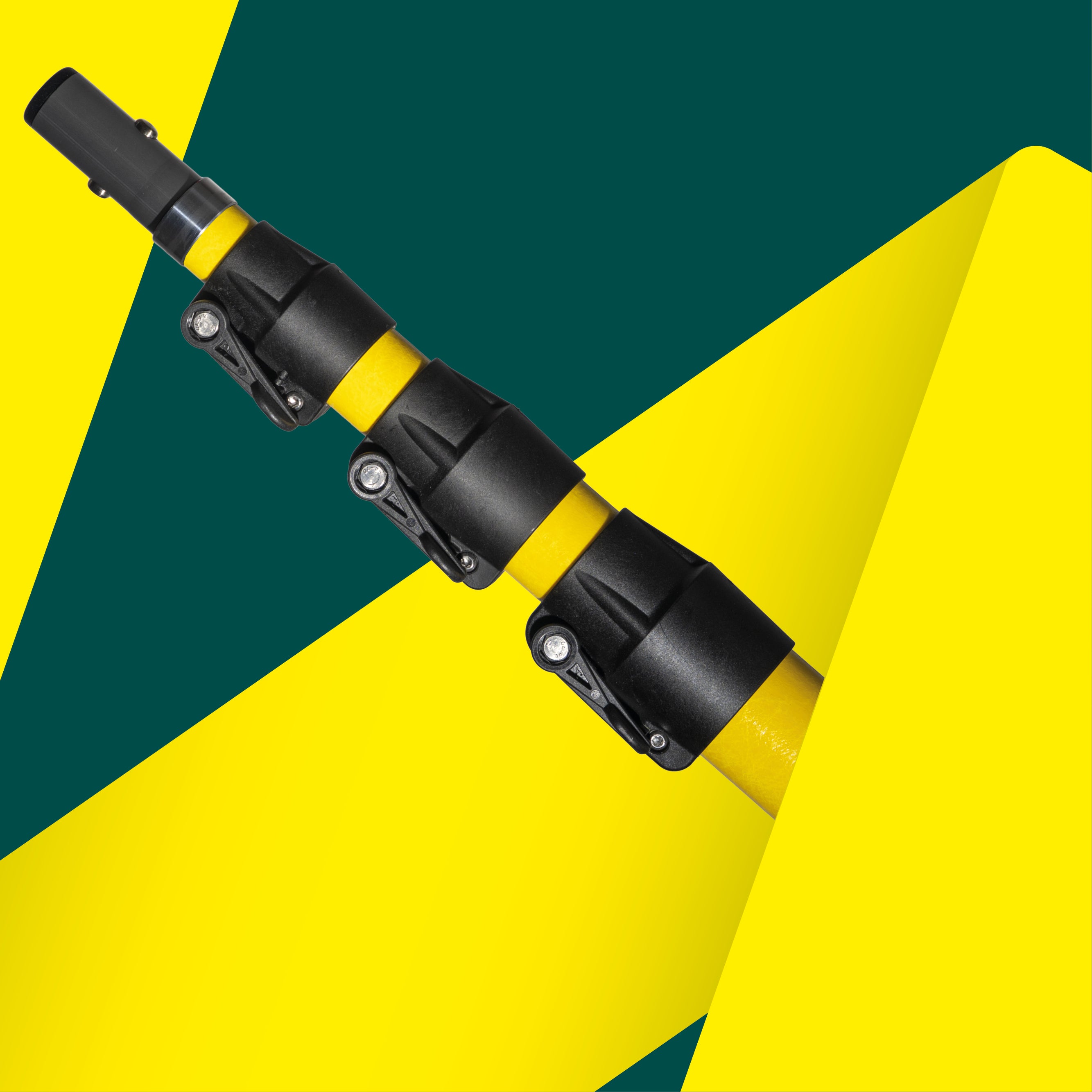 BERGER ArboRapid GFK | 77004 | Gelb | 4-teilige ausziehbare Teleskopstange aus Glasfaser - Julius Berger GmbH & Co. KG