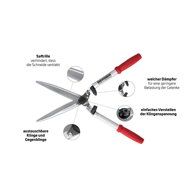 BERGER Anfänger-SET 8008 | BESTEHEND AUS HANDSCHERE 1760 | ASTSÄGE 4200 | KLAPPSÄGE 64650 | HECKENSCHERE 4495 | PFLANZKELLE 5600