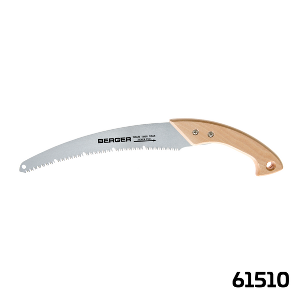 Astsäge 61510 | Mit Buchenholzgriff | 33 cm Sägeblatt & Räumzahnung | Grobe Zahnung für weiches Holz - Julius Berger GmbH & Co. KG